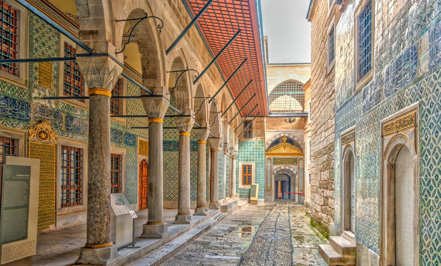 Inside of the Topkapi Palace